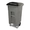 Toter Toter 32 Gal. Graystone Caster Trash Can with Wheels and Lid ACC32 - alternate 2
